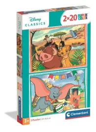 puzzle-2x20-super-color-disney-classic-krol-lew-i-dumbo-clementoni-24837-cl