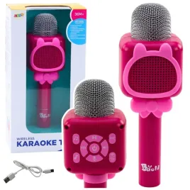 bezprzewodowy-mikrofon-bluetooth-do-karaoke-nagrywanie-zmiana-glosu-rozowy