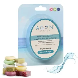 agon-125g-shower-sponge-ocean-mydlo-zatopione-w-gabce-ocean-na-prezent