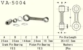 vesrah-korbowod-honda-cr-500-87-01-va5004-made-in-japan