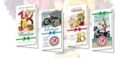 karnet-dl-de-lux-zlocony-18-urodziny-mix-10szt