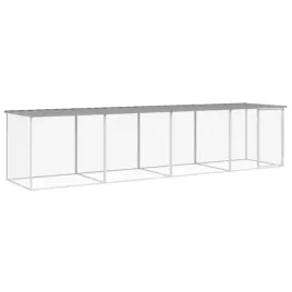 klatka-dla-kurczat-z-dachem-jasnoszara-403x98x90-cm-stal