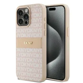 etui-dkny-leather-mono-stripe-and-metal-logo-na-iphone-15-pro-max-rozowe