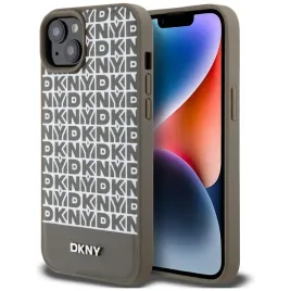 etui-dkny-leather-printed-pattern-metal-logo-magsafe-na-iphone-15-14-13
