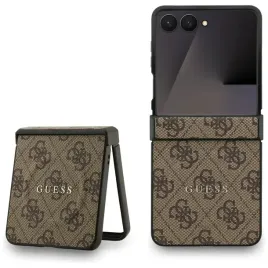 etui-guess-4g-classic-magsafe-do-samsung-galaxy-z-flip7-brazowy