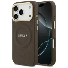 etui-guess-peony-hot-stamp-magsafe-do-iphone-17-pro-brazowy