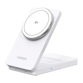 magnetyczna-ladowarka-bezprzewodowa-2w1-ugreen-w706-magsafe-w706-15w-bia