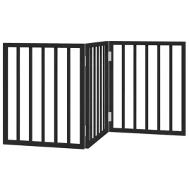 bramka-ograniczajaca-dla-psow-czarna-150-x-60-x-2-cm-drewno-topolowe