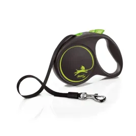 smycz-dla-psa-flexi-black-design-tasma-zielona-roz-l-5-m-50-kg