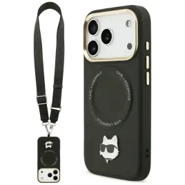 etui-karl-lagerfeld-big-strap-choupette-metal-logo-magsafe-do-iphone-17-pro