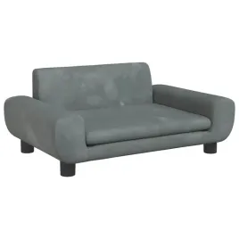 legowisko-dla-psa-z-aksamitu-i-litego-drewna-sosnowego-ciemnoszary-70x45x