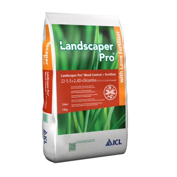 Landscaper Pro Weed Control 22+5+5+2,4D+Dicamba 15kg Przeciw Chwastom