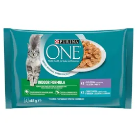 purina-one-indoor-mokra-karma-dla-kota-cielecina-i-tunczyk-w-sosie-4x85g