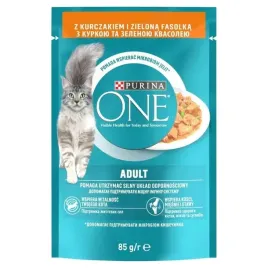 purina-one-adult-mokra-dla-kota-mini-fileciki-kurczak-zielona-fasolka-85g