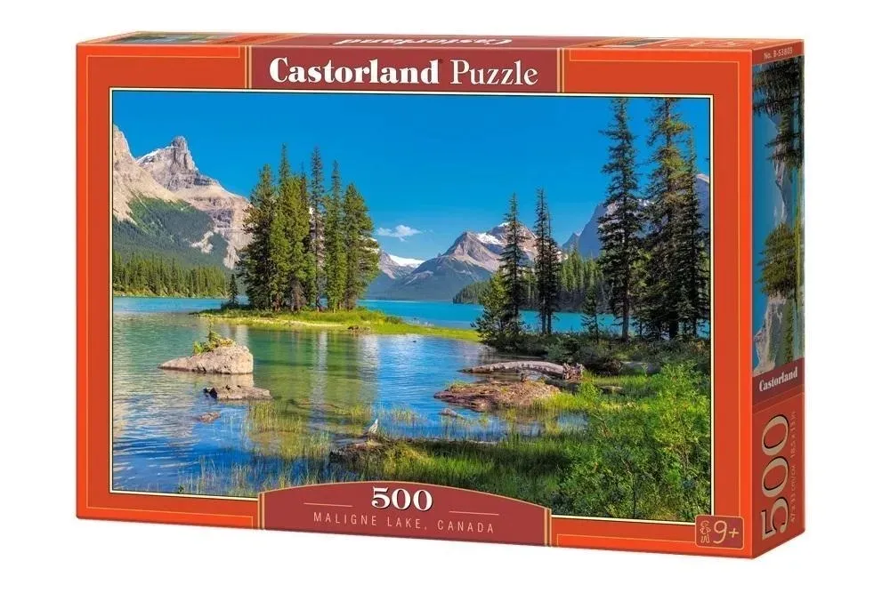 puzzle-500-maligne-lake-canada-castor