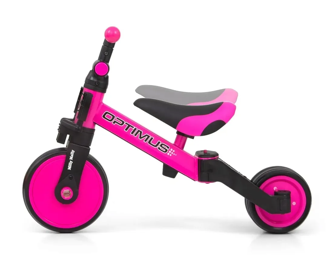 rowerek-3w1-optimus-pink