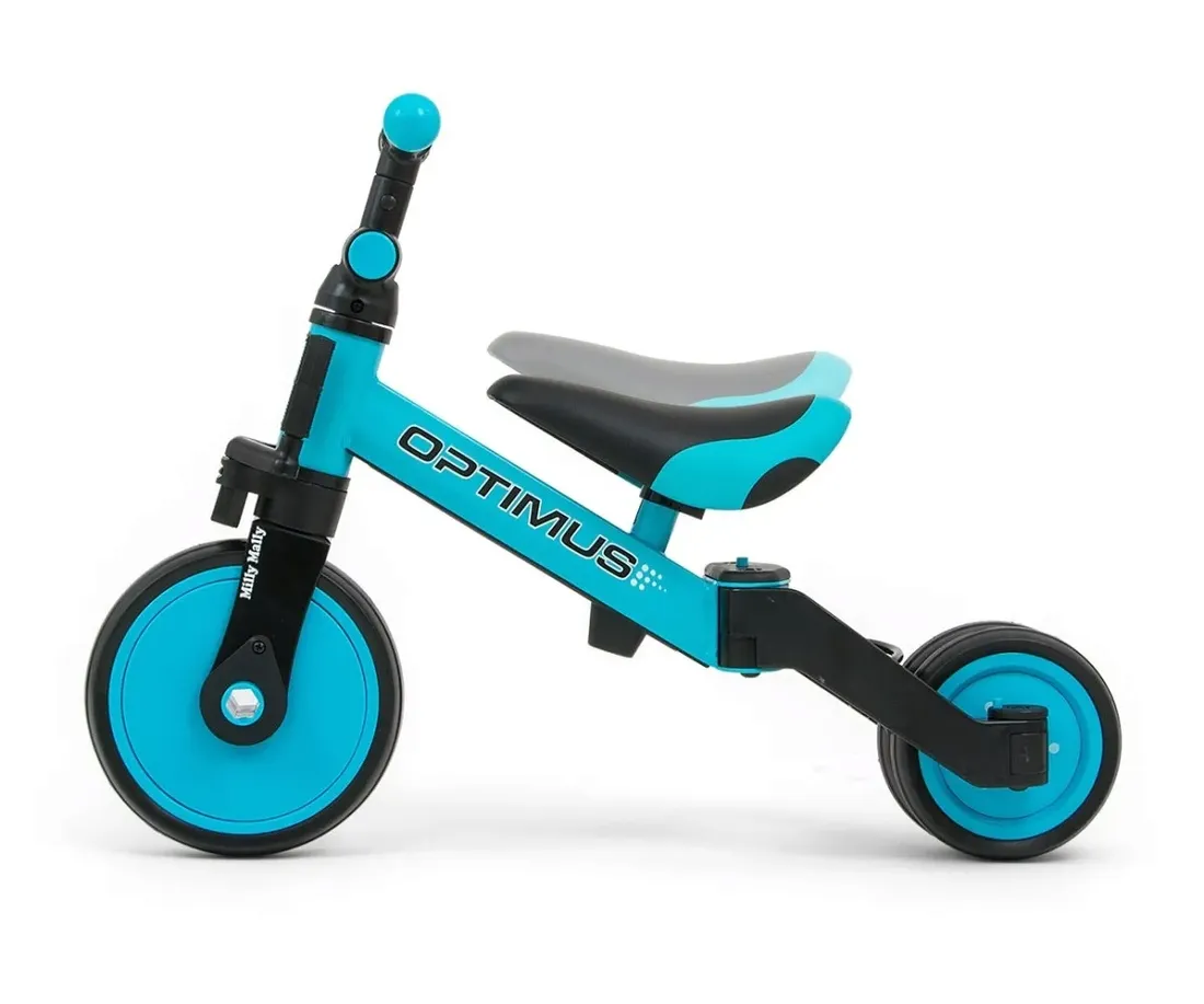 rowerek-3w1-optimus-blue-stan-nowy