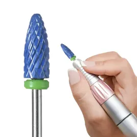 frez-ceramiczny-granatowy-long-bullet-c-stozek-ostry-zielony-clavier
