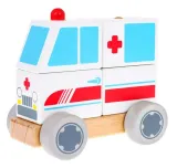 drewniane-autko-ambulans-stan-nowy