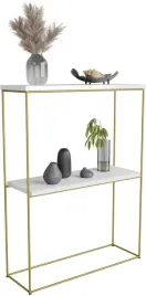 konsola-metalowa-toaletka-stolik-polka-stojaca-loft-zloty-bialy-polysk-glam