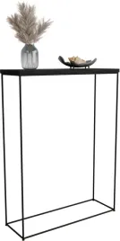 konsola-metalowa-toaletka-stolik-polka-stojaca-loft-czarny-matowy-60x20h80