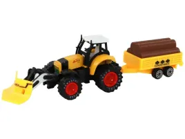 traktor-z-przyczepa-koparka-spychacz-maszyna-zolty-zielony-czerwony