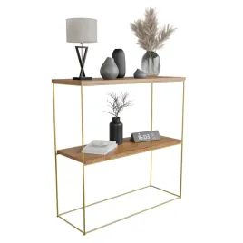 nowoczesna-konsola-podwojna-przedpokoj-loft-80x30x80-zlota-dab-lancelot
