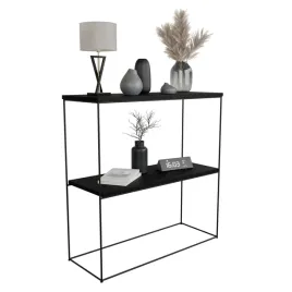 nowoczesna-konsola-podwojna-przedpokoj-loft-80x30x80-czarna-blat-minipearl