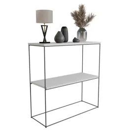 nowoczesna-konsola-podwojna-przedpokoj-loft-80x30x80-czarna-bialy-mat
