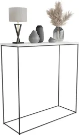 nowoczesna-konsola-toaletka-przedpokoj-loft-80x30x80-czarna-bialy-polysk