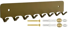 wieszak-na-klucze-zloty-metalowy-maly-20-cm-8-haczykow
