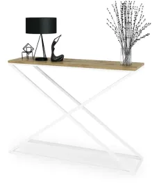 loftowa-konsola-x-przedpokoj-metal-110x30x80-biala-dab-artisan