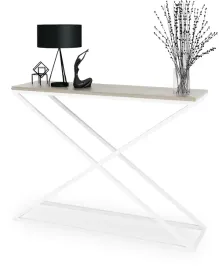 konsola-x-metalowa-toaletka-stolik-polka-stojaca-loft-bialy-sonoma-110x30