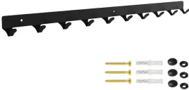 wieszak-scienny-metalowy-prosty-pojedynczy-czarny-przedpokoj-60-cm