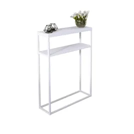 konsola-metalowa-toaletka-stolik-polka-stojaca-loft-bialy-matowy-60x20h80