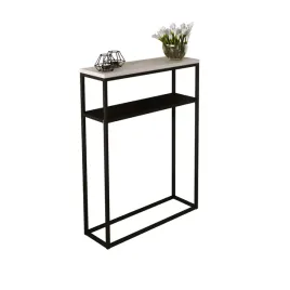 nowoczesna-konsola-podwojna-przedpokoj-loft-60x20x80-czarna-dab-sonoma