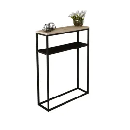 nowoczesna-konsola-podwojna-przedpokoj-loft-60x20x80-czarna-dab-artisan