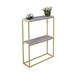 konsola-podwojna-z-polka-przedpokoj-loft-60x20x80-zlota-blat-beton-jasny