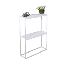 konsola-podwojna-z-polka-przedpokoj-loft-60x20h80-biala-blat-bialy-mat