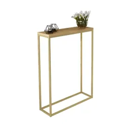 nowoczesna-konsola-przedpokoj-loft-waska-60x20h80-zlota-dab-lancelot