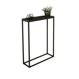 konsola-metalowa-toaletka-stolik-polka-stojaca-loft-czarny-matowy-60x20h80