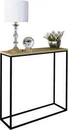 nowoczesna-konsola-przedpokoj-salon-loft-80x30x80-czarna-blat-dab-artisan