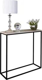 nowoczesna-konsola-przedpokoj-salon-loft-80x30x80-czarna-blat-dab-sonoma