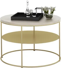 stolik-kawowy-okragly-z-polka-loft-salon-55x55x37-zloty-dab-sonoma