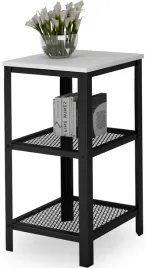 regal-skrecany-3-poziomy-industrial-salon-40x40x80-czarny-bialy-mat