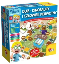 maly-geniusz-quiz-dinozaury-i-czlowiek-pierwotny