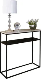konsola-metalowa-toaletka-stolik-polka-stojaca-loft-czarny-sonoma-80x30h80
