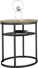 okragly-stolik-kawowy-z-polka-do-salonu-loft-55-cm-metal-czarny-dab-artisan