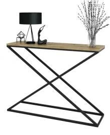 konsola-x-metalowa-toaletka-stolik-polka-stojaca-loft-czarny-artisan-110x30