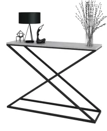 loftowa-konsola-x-przedpokoj-metal-110x30x80-czarna-beton-jasny